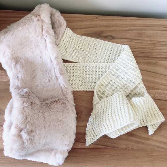 Anthropologie Faux fur scarf/collar - Picture 4 of 4